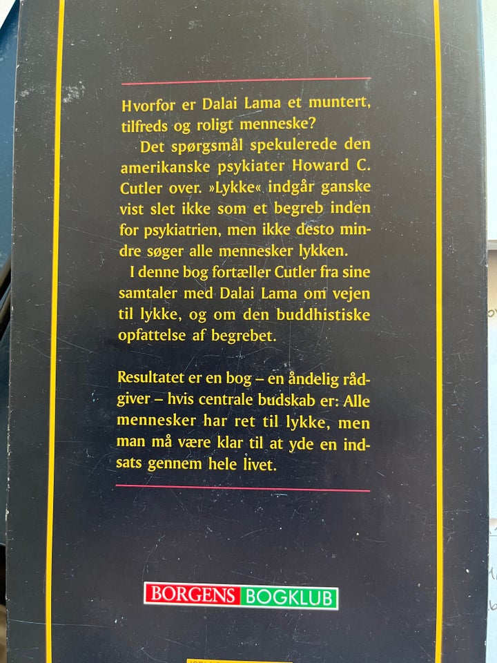 Kunsten at leve lykkeligt, Dalai Lama , emne: filosofi