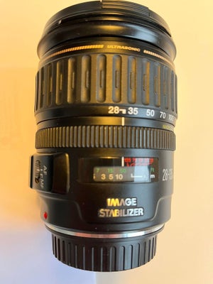 Objektiv, Canon, EF 28-135mm f/3.5-5.6 IS USM Lens, Perfekt, Næsten lige købt hos fotohandler brugt 
