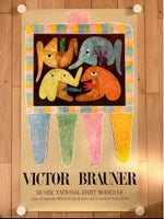 Original udstillingsplakat, Victor Brauner, b: 66 h: 102