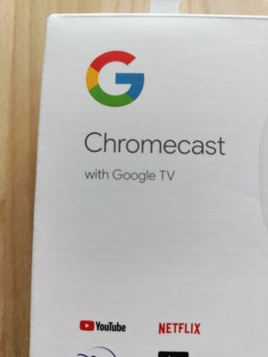 Chromecast, Goggle, Perfekt, Chromecast med Goggle tv. Som ny med kvittering og garanti. Fra januar 