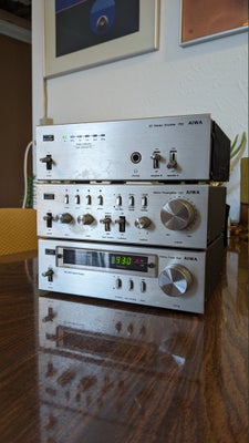 Minianlæg , Aiwa, P22, C22, R22, Rimelig, Rare highend Aiwa micro system from 1979
Amplifier, Preamp