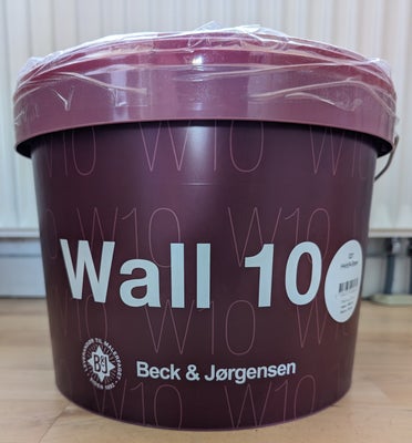 Vægmaling, Beck & Jørgensen, 9 Liter liter, Klassisk Hvid, B & J Wall 10 
varen ikke har været taget