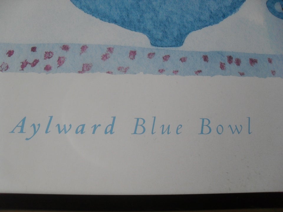 Plakat, Jo Aylward, motiv: Blue Bowl