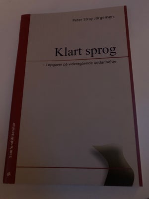 Klart sprog, Peter stray Jørgensen, år 2011, 3 udgave, Ubrugt