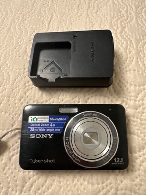 Sony, W310, 12,1 megapixels, God, Med alt tilbehør 