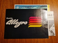 Austin Allegro modelbrochurer fra 1974

God sta...