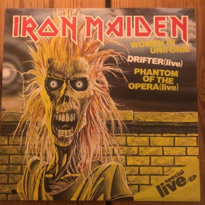 EP, Iron Maiden, Special Live -EP, Heavy, Sjælden udgivelse 1980
velholdt Cover uden slitage (papir)