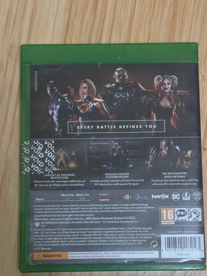 Injustice, Xbox, action