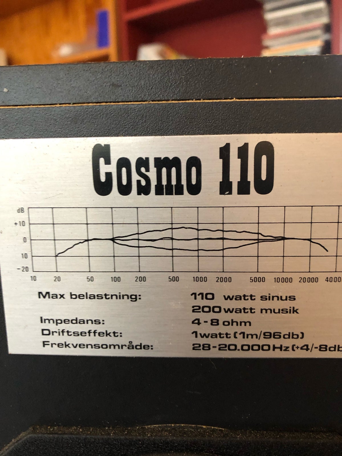 Højttaler, Andet mærke, Cosmo 110