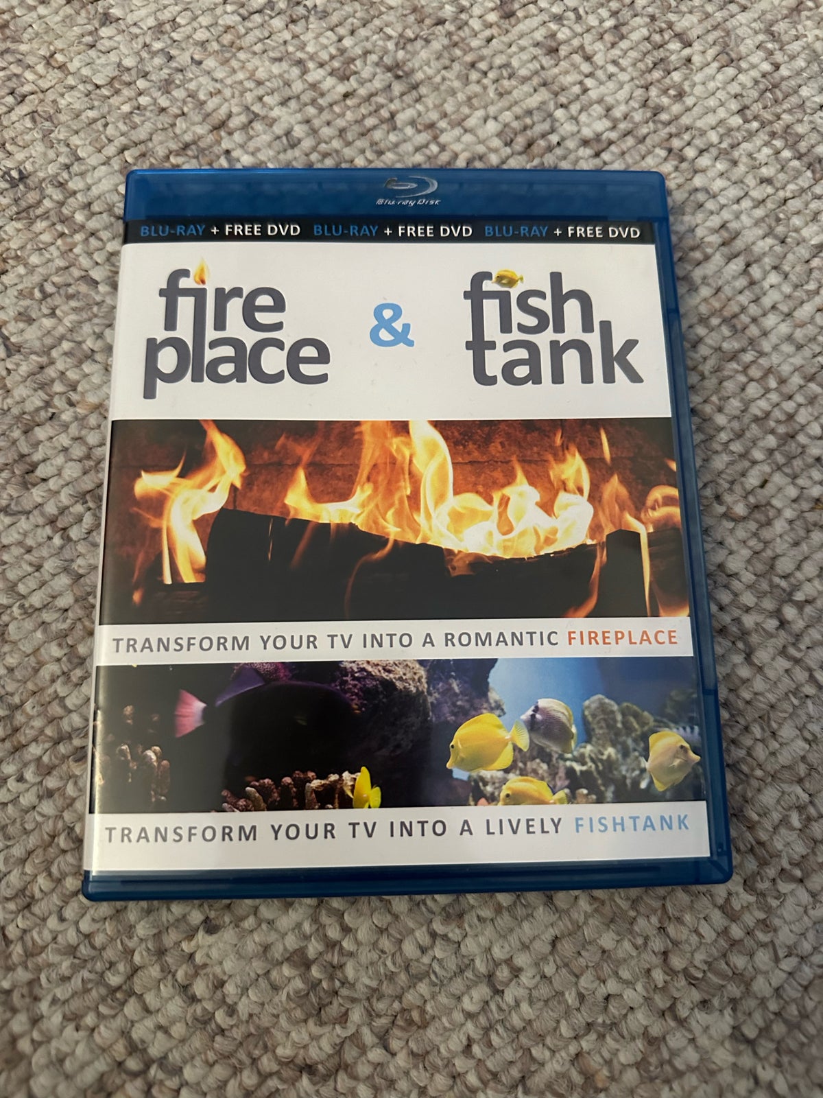 Fireplace & fish tank, Blu-ray, andet –  – Køb og Salg af Nyt og Brugt
