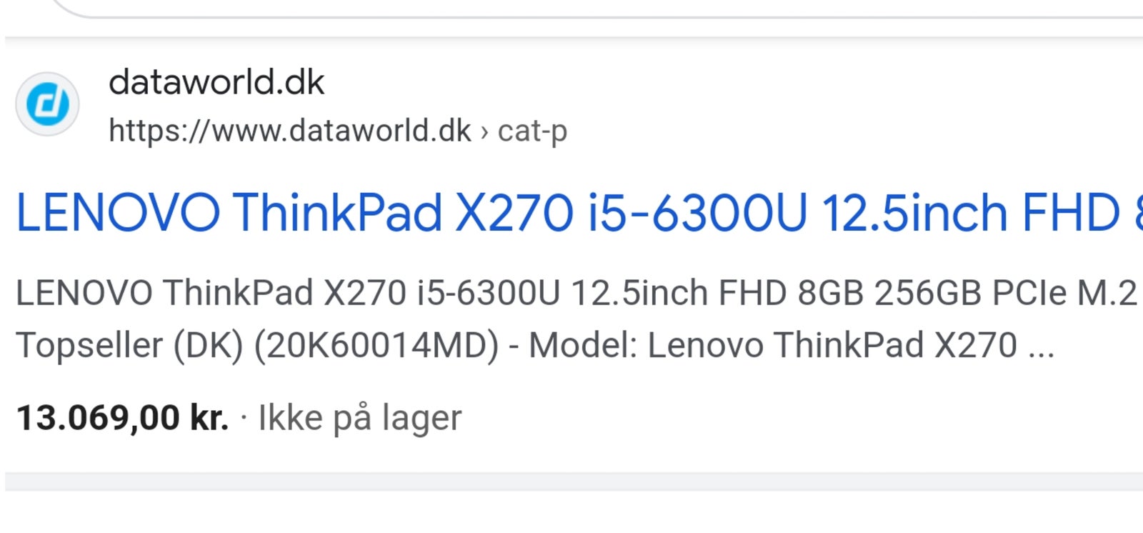 Lenovo Thinkpad X270, Intel(R) Core(TM) i5-7200U CPU