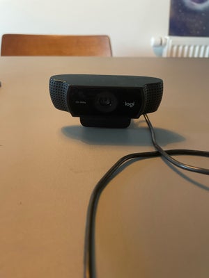 Webcam, Logitech, Perfekt, Webcam vis man vil begynde at streame, aldrig brugt før pris kan diskuter