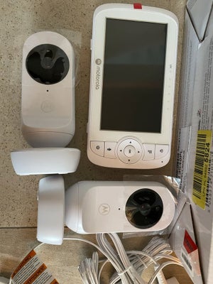 Babyalarm, Motorola, Motorola Nursery VM35-2 / Ease 35-2 babyalarm med 2 kameraer 5,0 tommer video b