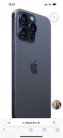 iPhone 15 Pro Max, 256 GB, blå