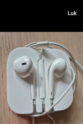 Headset, t. iPhone, Perfekt, in-ear hovedtelefoner, Apple, EarPods med jack stik

Ny


Høretelefoner