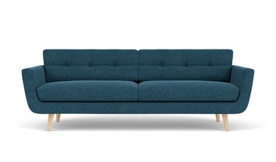 Sofa, stof, 3 pers. , Sofacompany, Flot blå sofa fra Sofacompany. 
Fremstår næsten som ny og sælges 