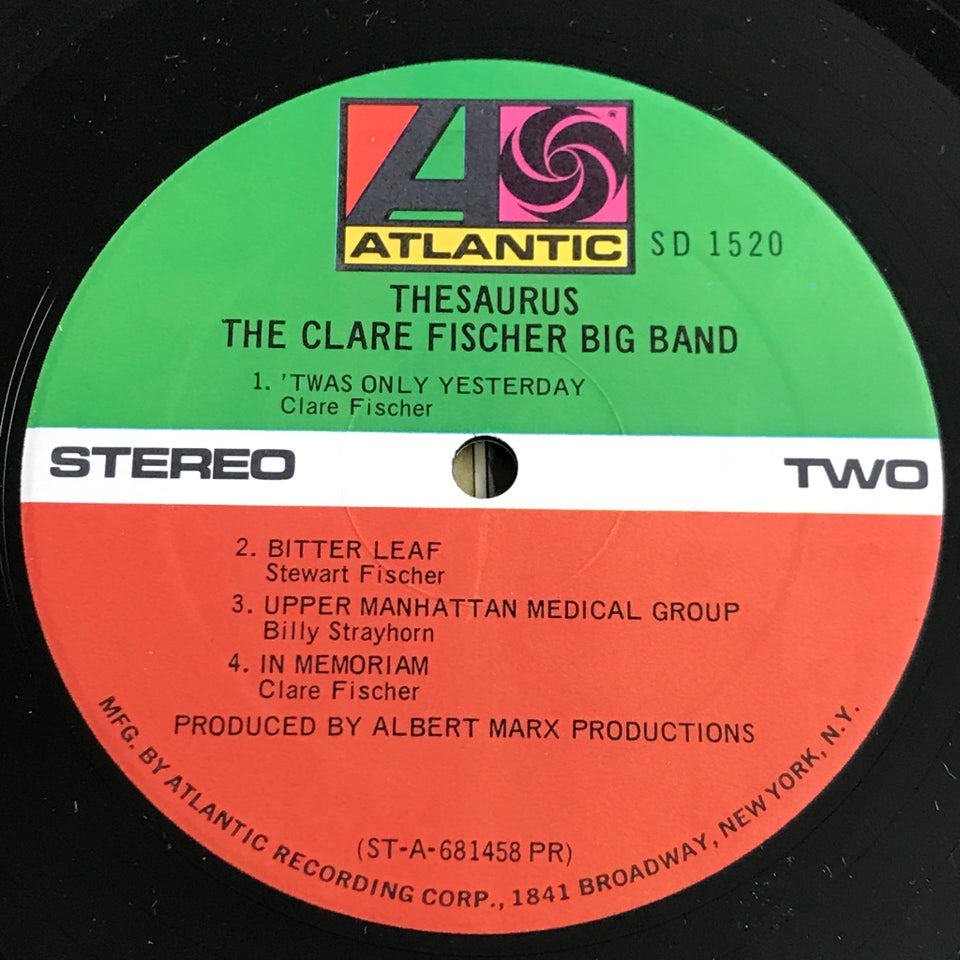 LP, The Clare Fischer Big Band, Thesaurus