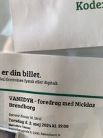 Vanedyr-foredrag med Nicklas brendborg 2 stk.
