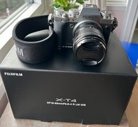 Kamera, FUJIFILM, X-T4 18-55MM F/2.8-4 R i SØLV