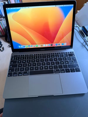 MacBook, MacBook Retina 12 2017, 1,2 GHz Dual-Core Intel Core m3 GHz, 8 GB ram, 250 GB harddisk, God