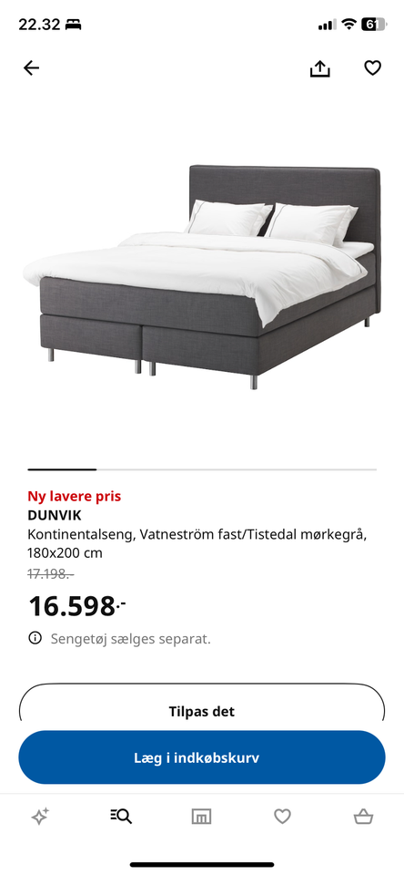 Continental, Ikea, b: 180 l: 200 h: 62