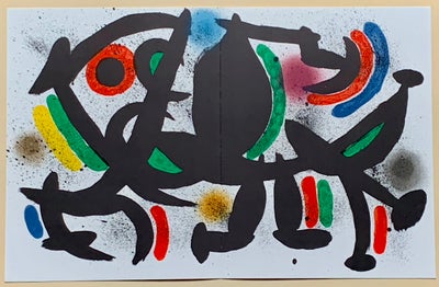 Litografi, Joan Miró (1893-1983): Originallitografi VIII, 1972
Fra værkfortegnelsen over Mirós litog