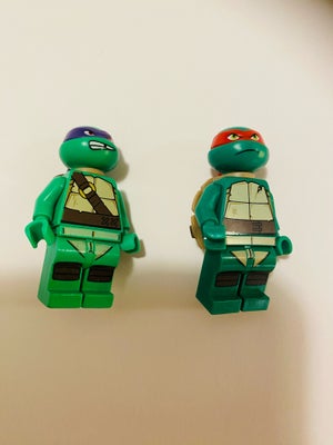 Lego Minifigures, Andet, 2 Ninja Turtles Minifigurer. Donatello og Rapheal.
Kan sendes med almindeli