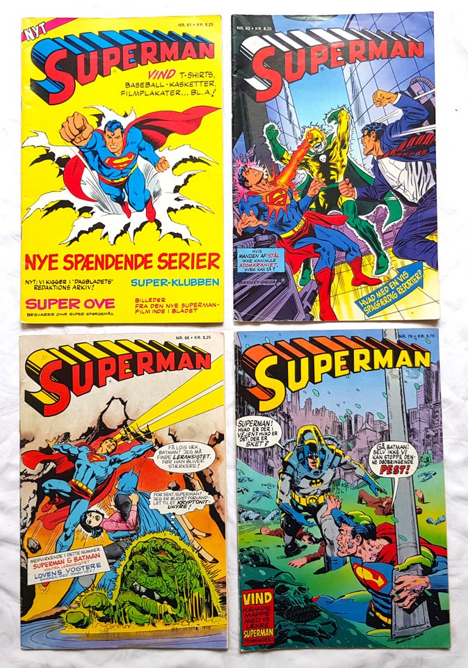 SUPERMAN 1977-1985 og andet DC, Danske hæfter, Tegneserie