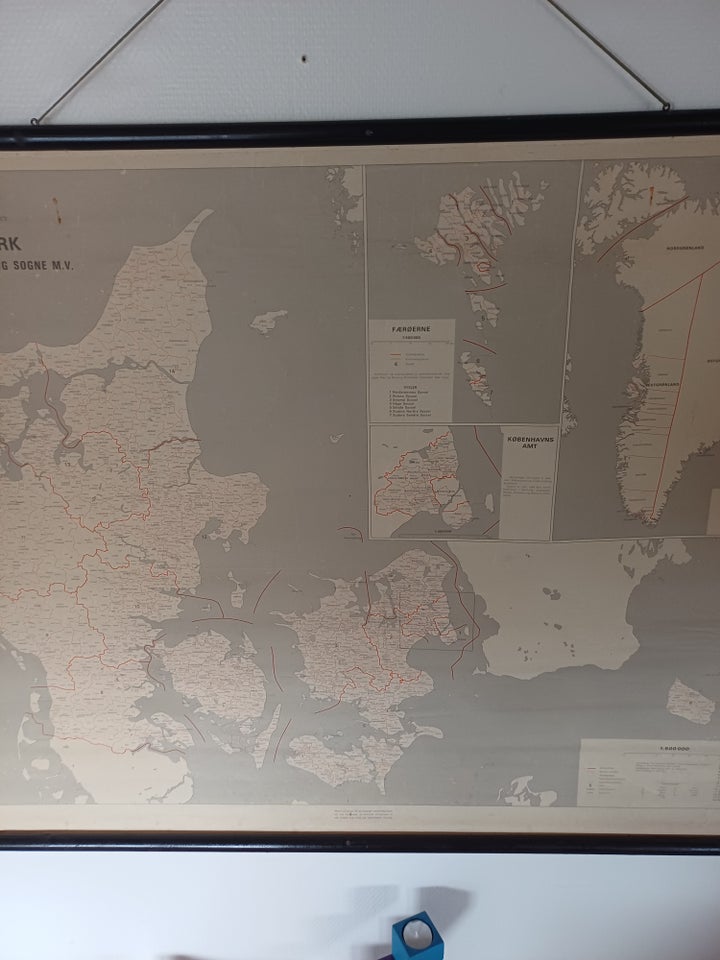 Landkort, Danmarks kort 1970