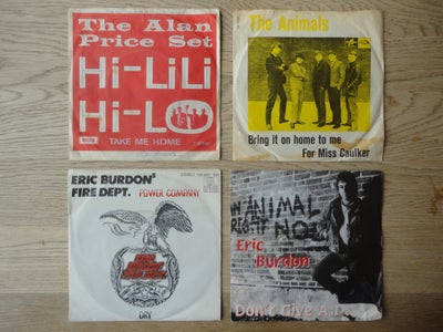 Single, ANIMALS , Eric Burdon , Rock, 11 forskelige vinyl singler , pris per SINGLE :
