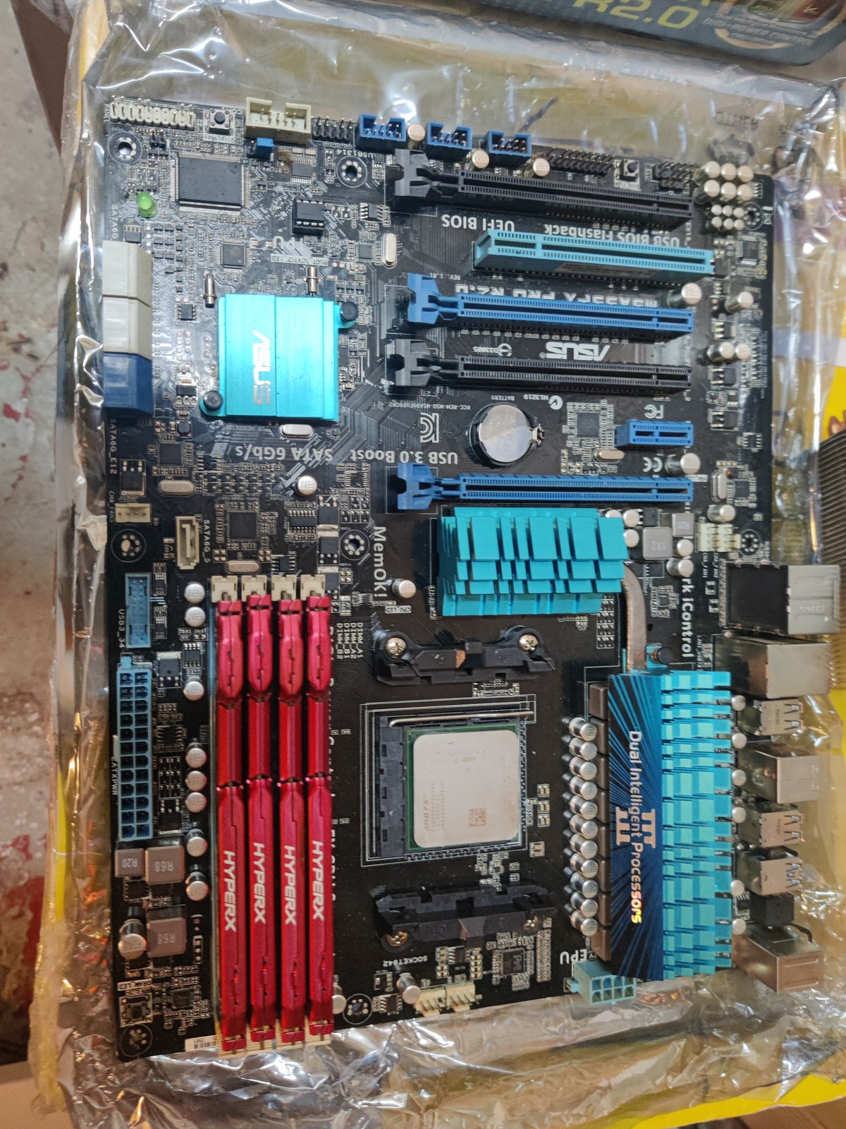 Motherboard and CPU, Asus, M5A99FX