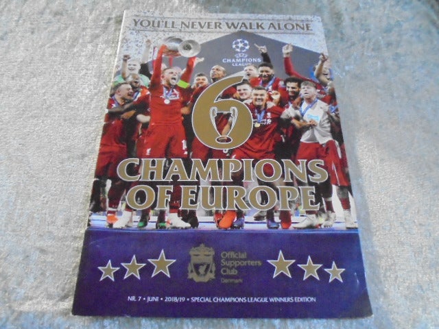 6 x Champions of Europe – Liverpool FC, Magasin