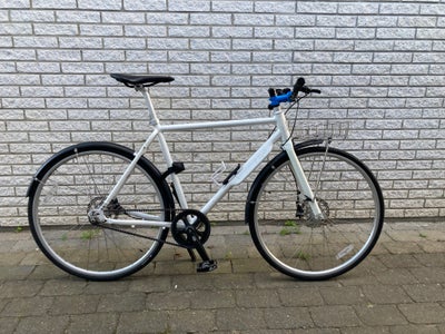Herrecykel,  Biomega Single speed med remtræk, 57 cm stel, Rigtig fed cykel, til person mellem 175-1