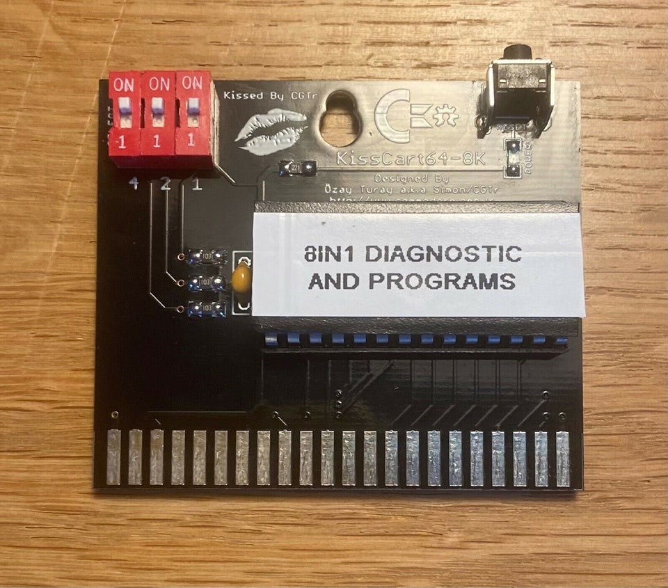 8IN1 Diagnostic & Programs Cartridge , Commodore 64