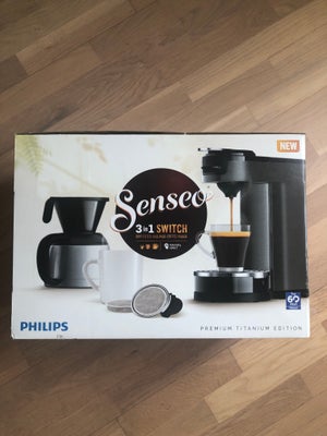 Kaffemaskine, Philips, Brand new Senseo 3in1 Switch kaffemaskine

Premium Titanium Edition

In brand