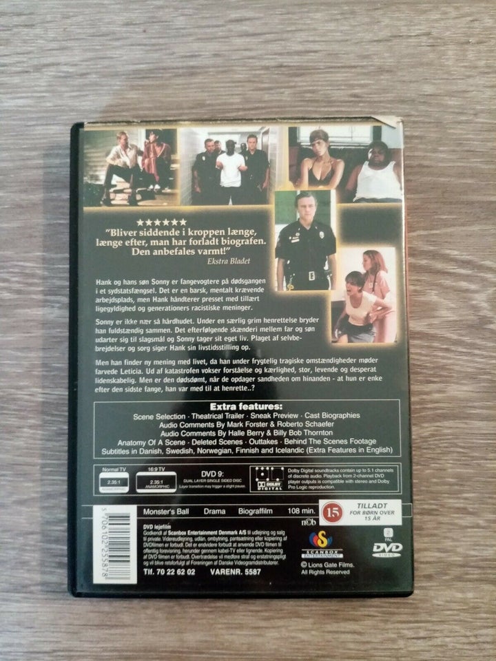 Monster's Ball, DVD, drama