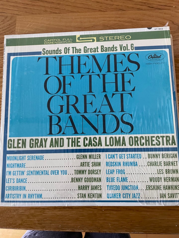 LP, Glen Gray ( 1. Press), Themes of the Great Bands Vol. 8