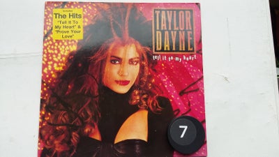 LP, Taylor Dayne, Teil it to my heart, Pop, Forårs - Udsalg  18. april 2024   LP Nr. 7
Kan afhentes 