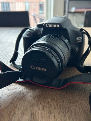 Canon, EOS 1200D, spejlrefleks, 18 megapixels, God, Spejlrefleks kamera som kun er blevet brugt i be
