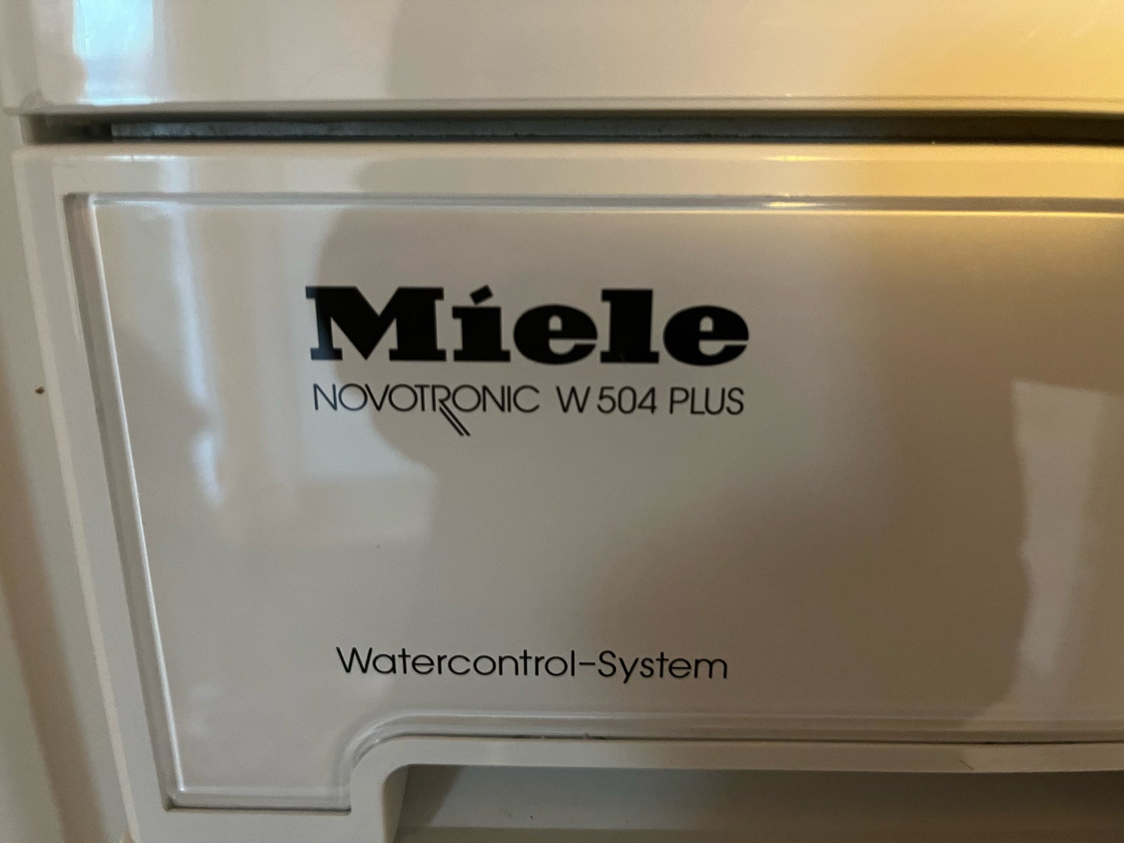 Miele vaskemaskine, Novotronic W504 Plus, frontbetjent