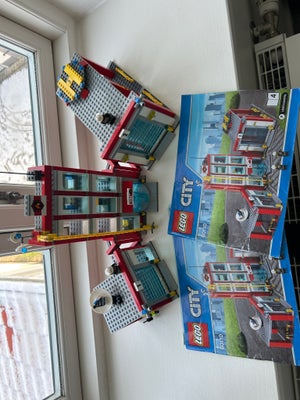 Lego City, Lego 60110 brandstation, Med brugervejledning. Alle dele er intakt