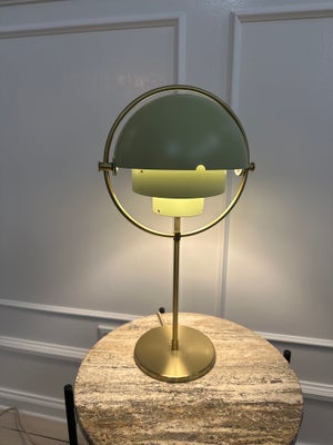 Skrivebordslampe, GUBI, Gubi Multi-Lite Bordlampe Desert Sage, 50cm høj, lampen er brugt men fejler 