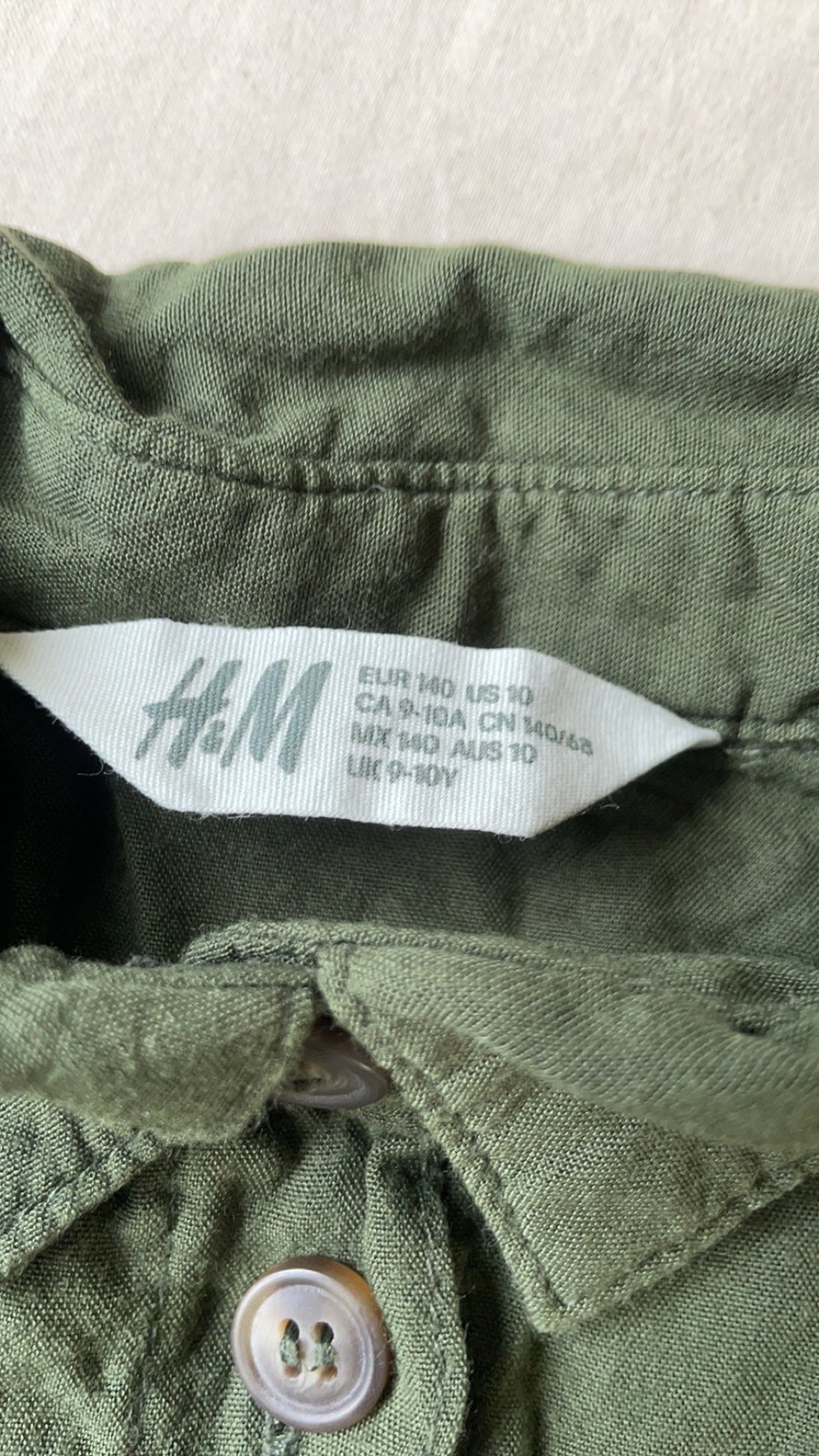 Kjole, Flot flaskegrøn kjole, H&M