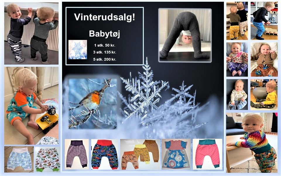 Blandet tøj, Babytøj str. 44-80., Eget design – dba.dk Køb Salg Nyt og Brugt