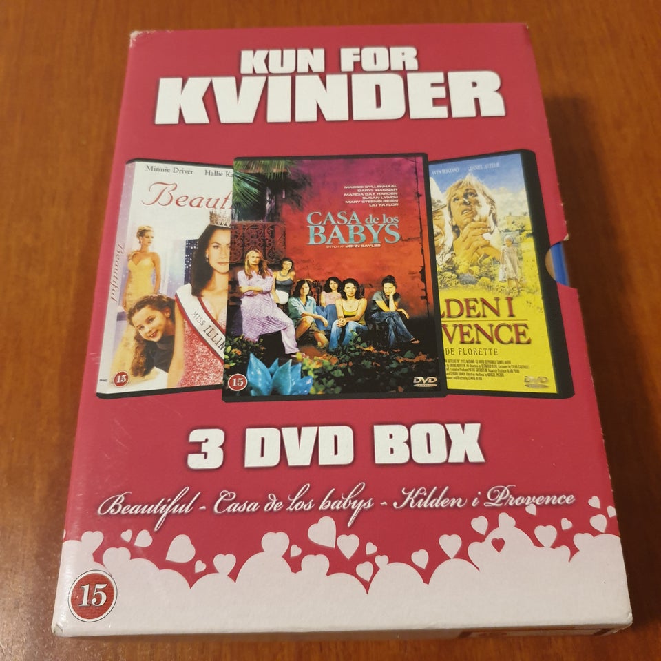 Kun For Kvinder (3 DVD Box), instruktør Sally Field/John