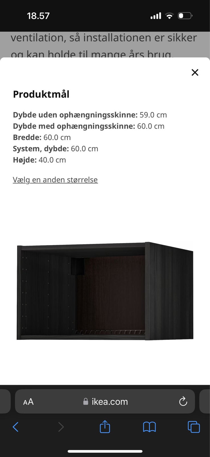 Overskabe, Ikea