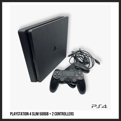 Playstation 4, Slim 500GB, God, PlayStation 4 Slim 500GB leverer en slankere, mere strømlinet versio
