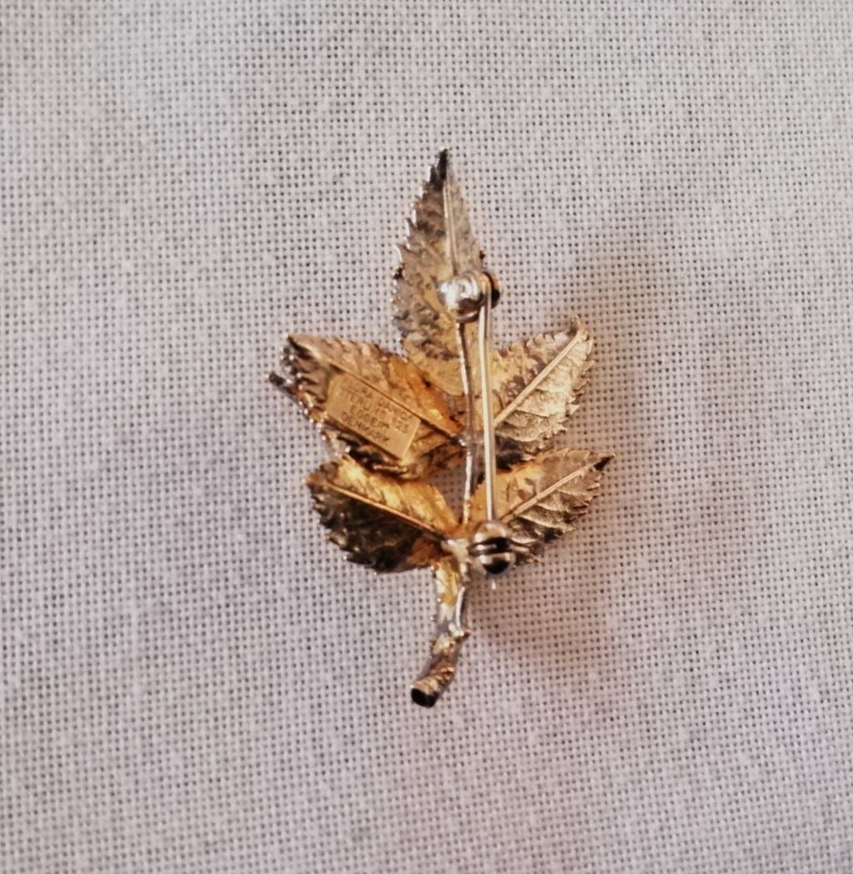 Broche, sølv, Flora Danica