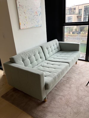 Sovesofa, 3 pers., Light green sofa bed for 3 persons from Ikea.
Great condition, bought it a year a
