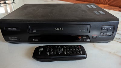 VHS videomaskine, Akai, VS-G240, God, AKAI VS-G240 VCR VHS PAL Videokassette optager/afspiller m fje